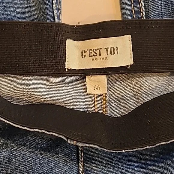 🟣C'ESTI TOI BLACK LABEL JEANS ~ FIT & FLARE HIGH-RISE JEANS - Picture 9 of 11